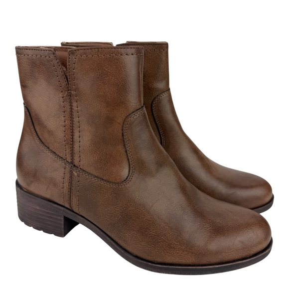 Brown Leather Ankle Boots - Picture 10 of 10